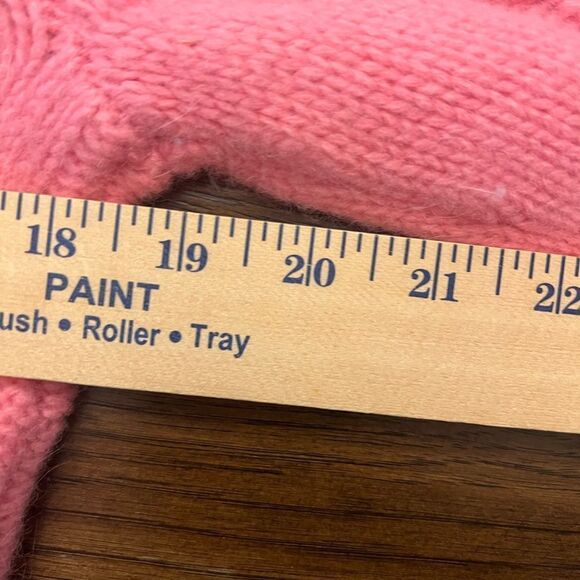 Vintage Tommy Hilfiger Angora Wool cable knit cardigan sweater. Size Large - Picture 6 of 10